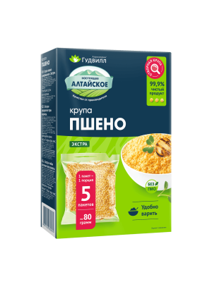 Гудвилл Крупа 400г Пшено (5*80г)