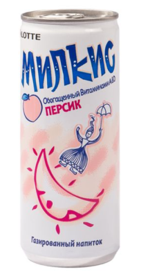 Лотте Напиток б/а 250мл Милкис-Персик (СИ)