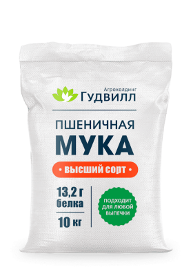 Гудвилл Мука пшеничная в/с 10кг