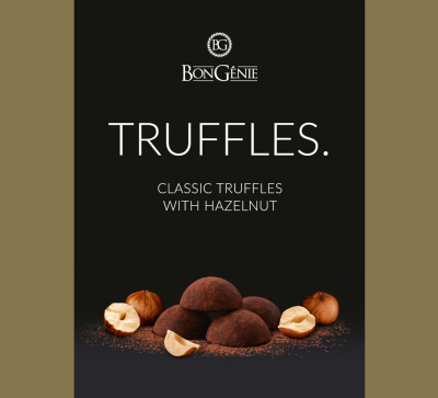 Бонжени Конфеты 120г  трюфели с фундуком