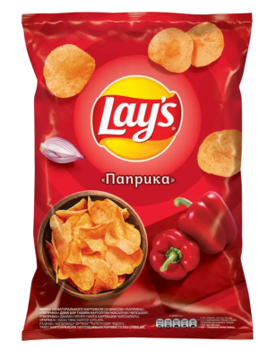 Лейз Чипсы 140г Паприка  ДСП