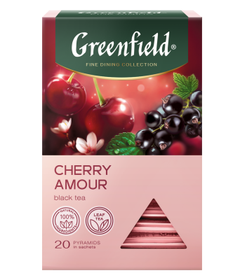 ГринФилд Чай  20пак.Черри Амор (пирамиды)