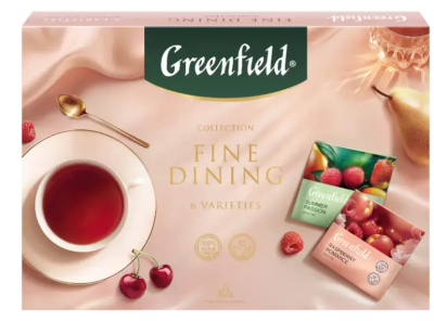 ГринФилд Чай Набор изысканного чая и чай. нап.6 видов пирам. 54,5г