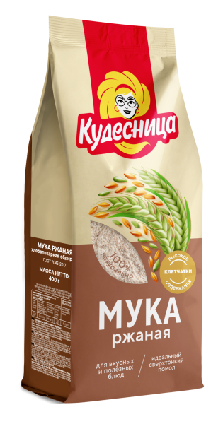 Кудесница Мука 400г ржаная